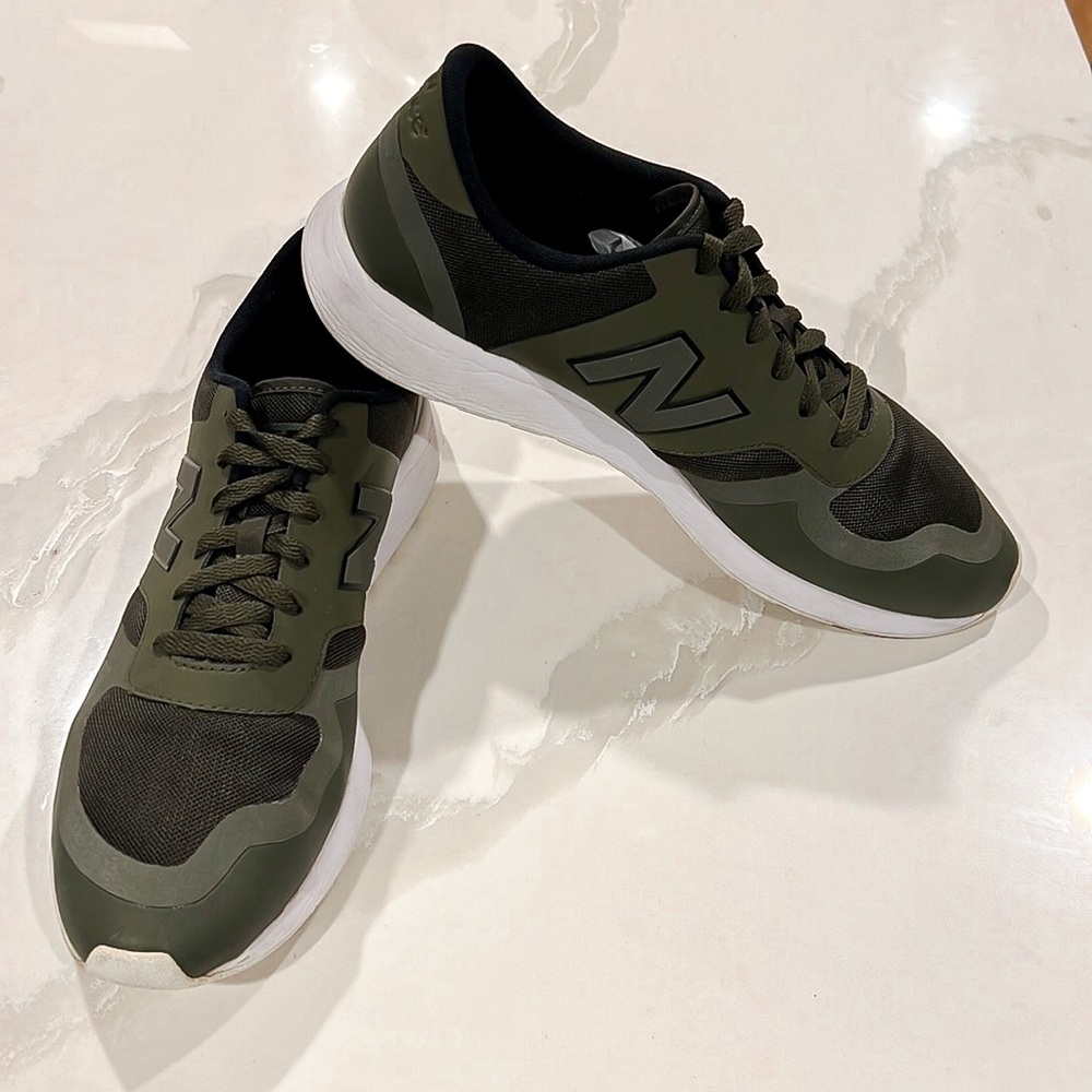 New Balance Olive Green 420 Reflective Running Sneakers Mens Sz 12